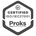 ISO/IEC 27001 Certification Badge - Proks Certification